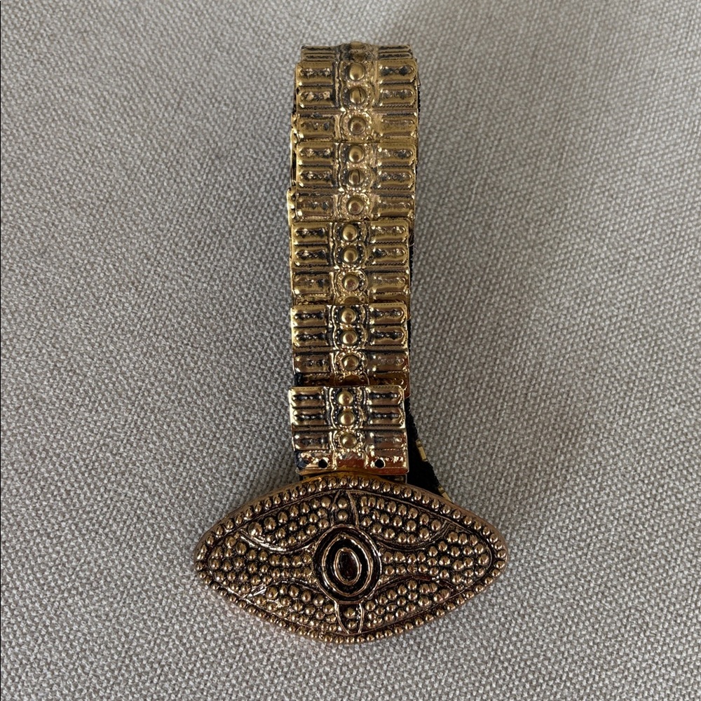 Unique Vintage Gold-Tone Boho Decorative Belt